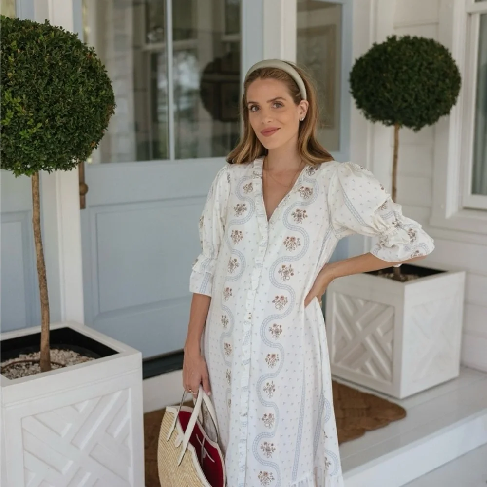 NWT Parterre Celia Dress in Lindel Julia Berolzheimer 4 Cottagecore - Picture 2 of 8